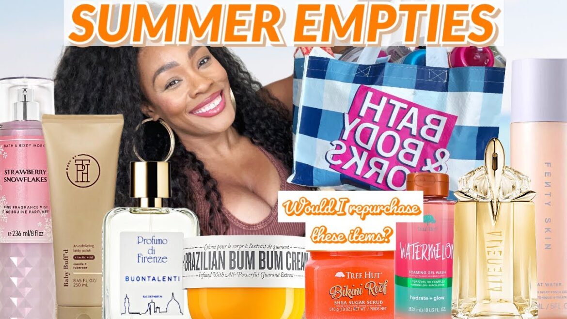 Summer Product Empties ! Body Care, Supplements, Perfume & More! Would I Repurchase?