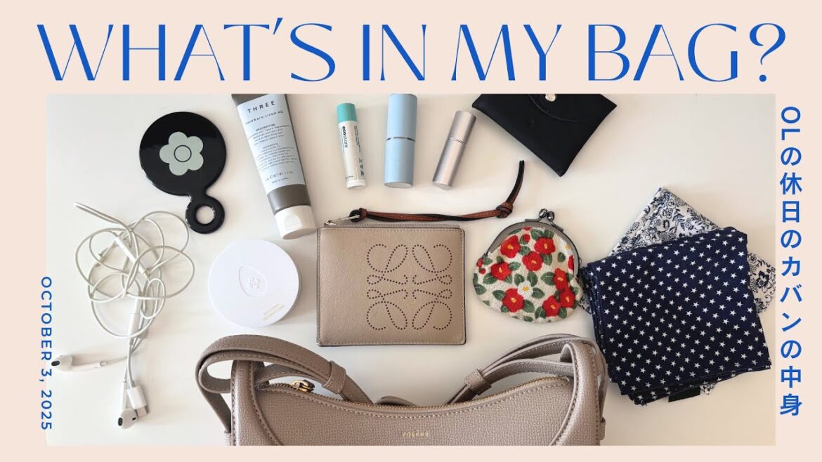 What's in my bag?｜30代社会人休日のカバンの中身