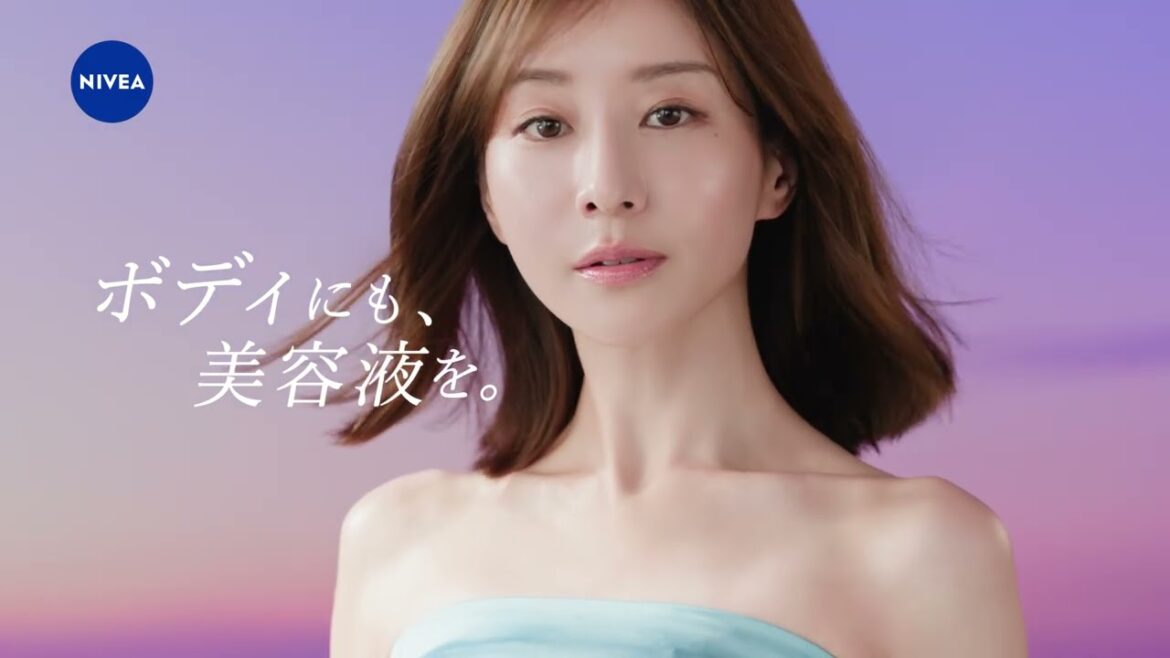 ニベア花王 ニベア ルーセントビューティ美容液ボディミルク 美容液を篇 動画広告 田中みな実