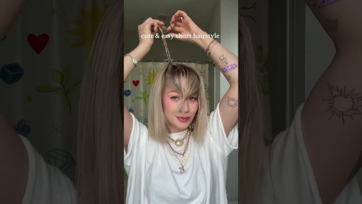 @kaittnnicoleeの簡単ショートヘアスタイル | ボタニカルリペア | アヴェダ @kaittnnicoleeの簡単ショートヘアスタイル | ボタニカルリペア | アヴェダ