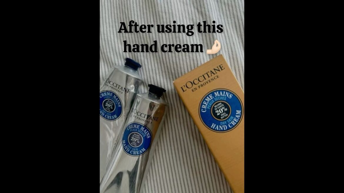 L'Occitane Shea Butter Hand Cream #barebeautysecrets