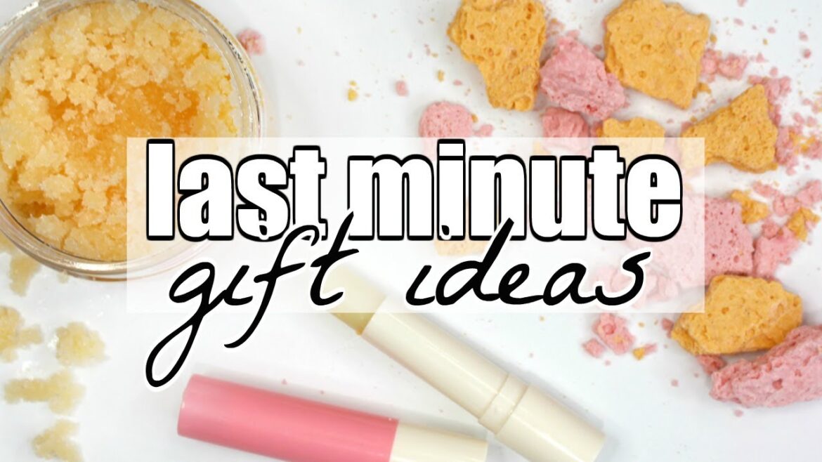 3 DIY Last Minute Gift Ideas; Lip Balm, Body Scrub, Bath Fizzies