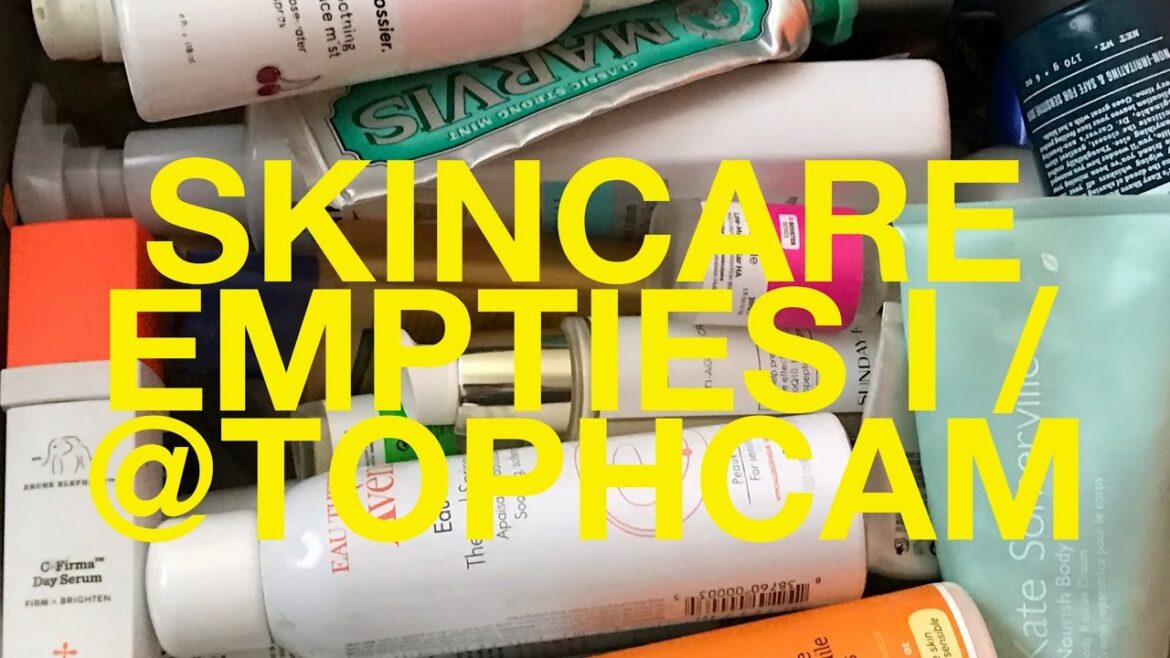 Skincare Empties I | TophCam Skincare Empties I | TophCam