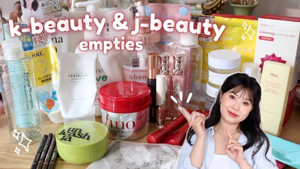 K-BEAUTY + J-BEAUTY 空になったアイテム ♻️ K-BEAUTY + J-BEAUTY 空になったアイテム ♻️