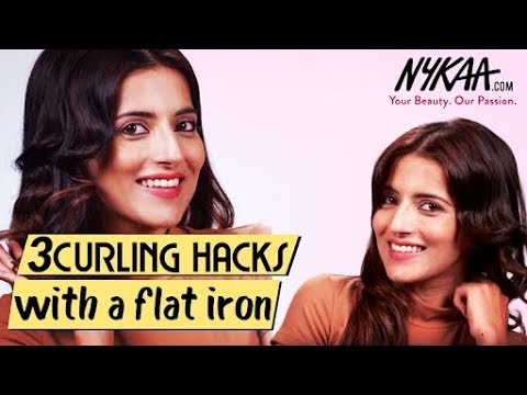 3 Ways To Curl Your Hair Using A Flat Iron Ft. Knot Me Pretty  | Nykaa 3 Ways To Curl Your Hair Using A Flat Iron Ft. Knot Me Pretty  | Nykaa