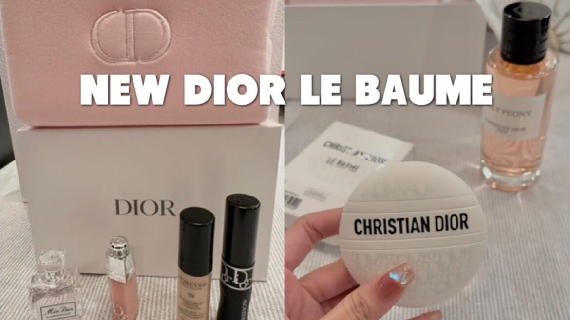 Unboxing Dior Le Baume And Privee Collection Perfume Holy Peony