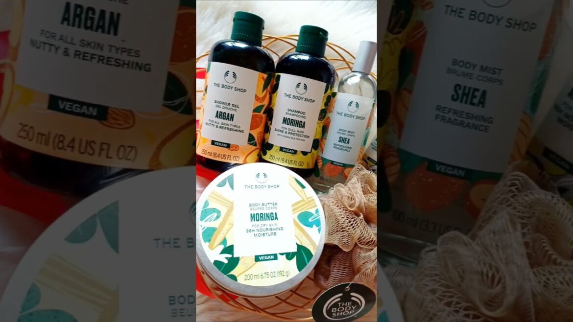 THE BODY SHOP Bodycare Range✨️#thebodyshopindia #thebodyshop #youtubeshorts #shortsfeed #shorts #fyp