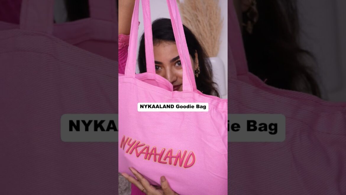 NYKAALAND ギフトバッグの中身 🛍️ | Nykaaland ギフトバッグ | Nykaaland 無料特典 | Nykaaland PR バッグ