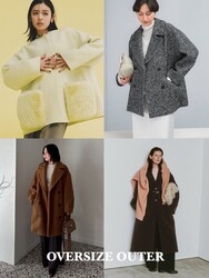 着膨れしなくて着まわせる【オーバーサイズコート】を指名買い