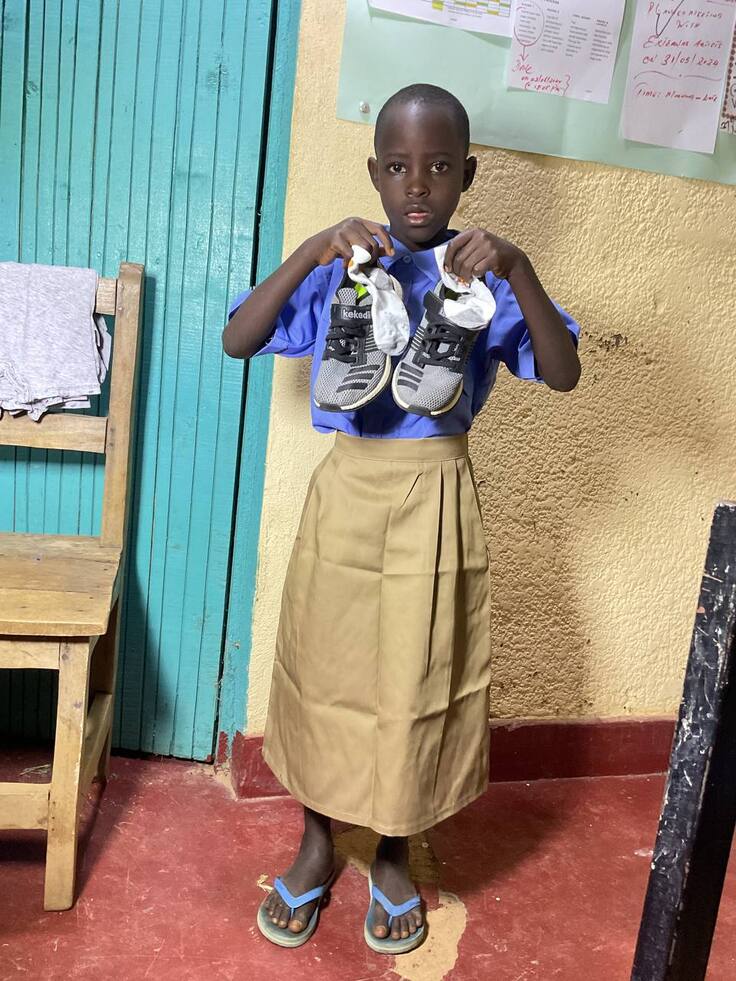 Journey House Action Rwandaが支援を提供する子供たちの一人