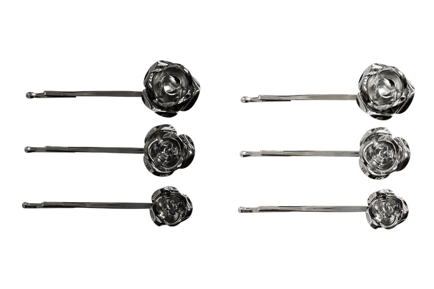 「THBT ローズ メタル ボビー ピン セット オブ 3」13,200円