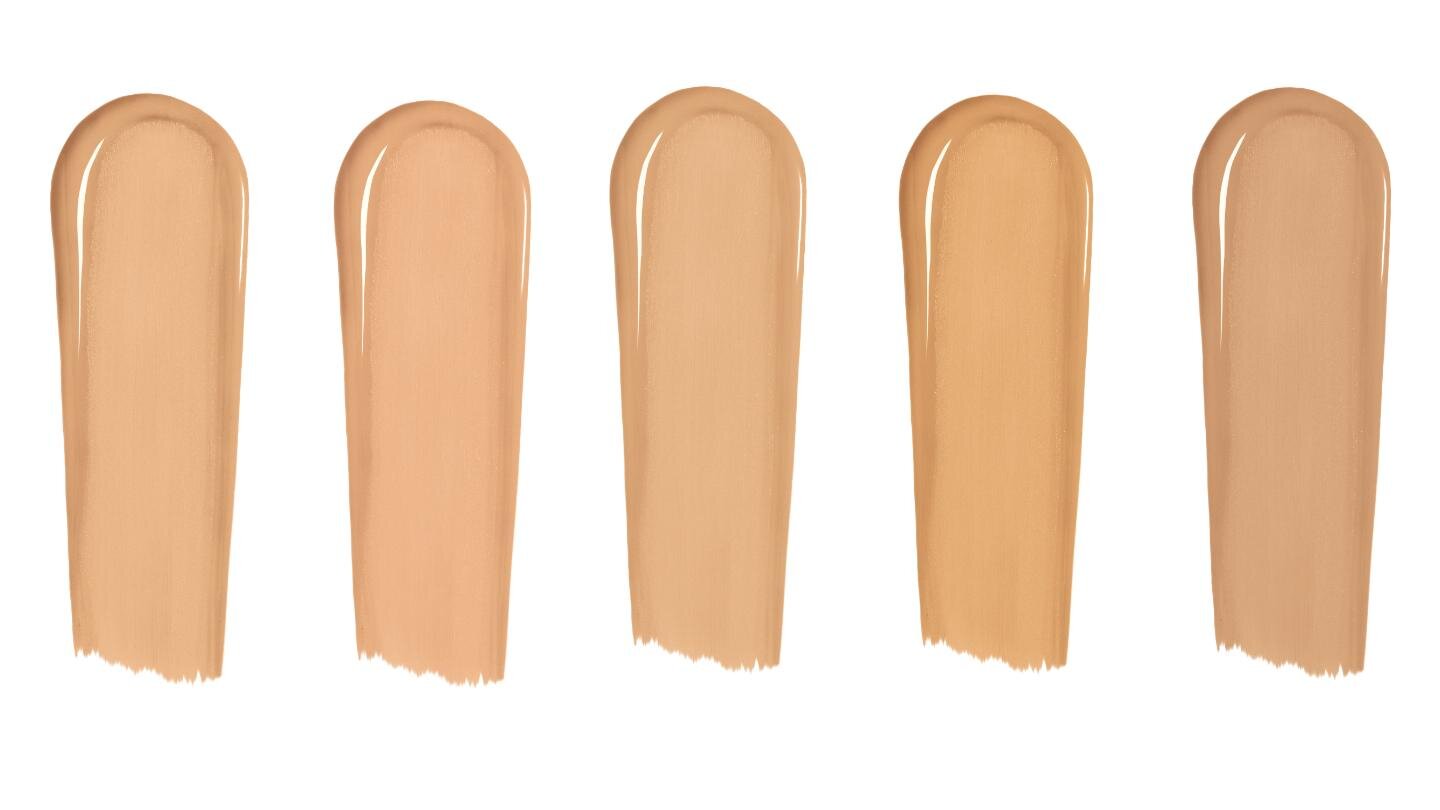 左から)「NARS ナチュラル ロングウェア ファンデーション」30mL 04795,04796,04799,04802,04806 7,480円＜新製品＞