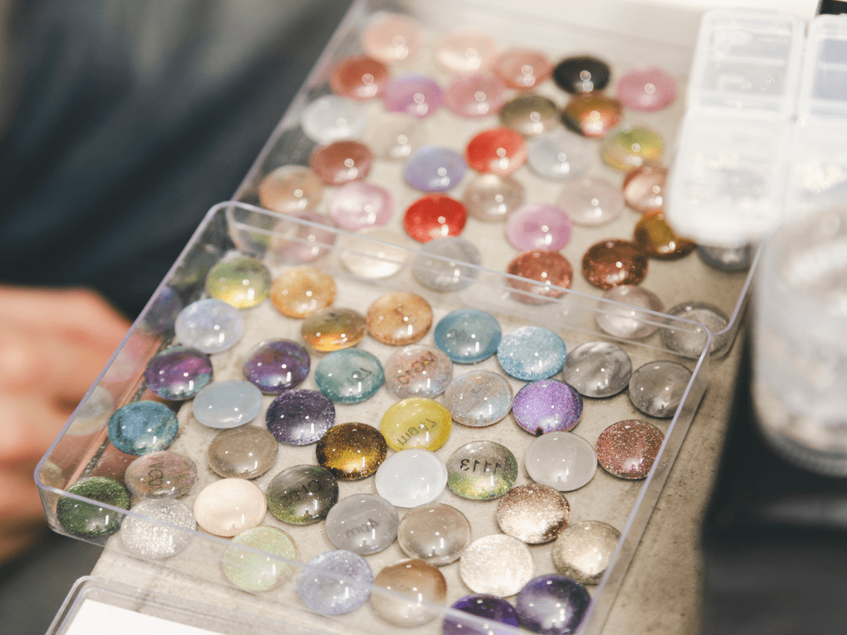 ネイルサロンのカラーチャート