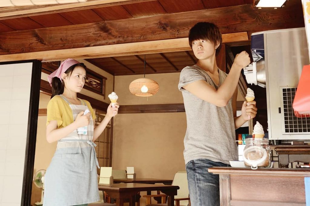 #南波あつこ 先生の印象に残ったシーン
.
ソフトクリームをうまく巻けない理緒を見る吟蔵の冷たい目（個人的にデレる前の佐野くんがめっちゃ好み）
（※原文）
....