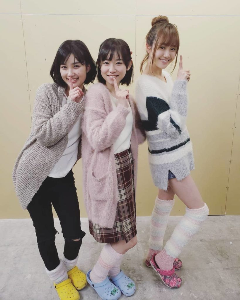 まるで、新ユニット

ユニット名募集してみましょうか！？
皆さん、架空のユニット名募集です

あゆみ、茜、玲奈で～す

最終回と関係あるのかな、、、
どういう組...
