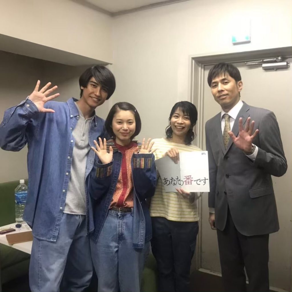 ・
ちょっと珍しいメンバーでの撮影オフショット
・
#袴田吉彦
#三倉佳奈
#金澤美穂
#井阪郁巳 
#珍しい4ショットの訳は ？
#現場はいつも賑やか
#あっ...