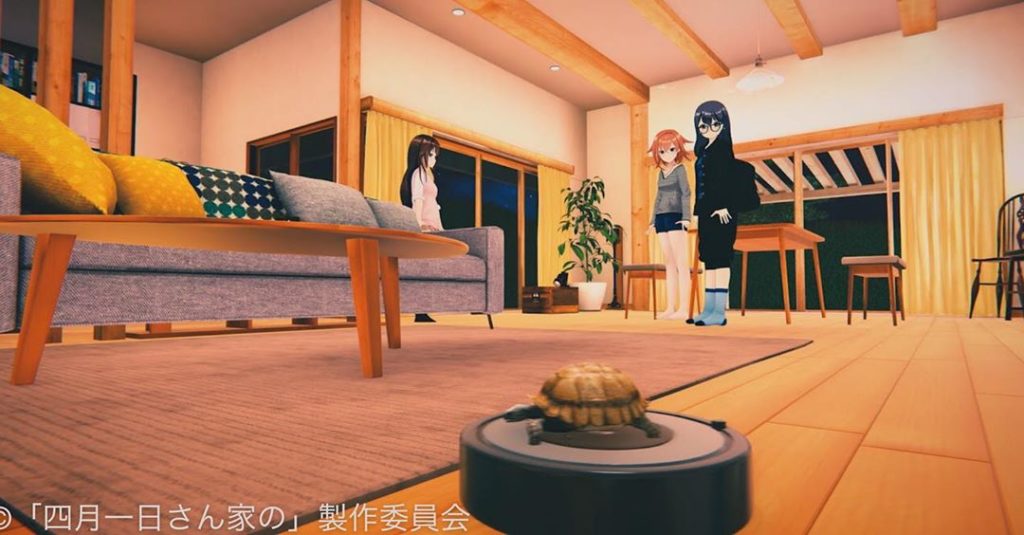 おはかめです﻿
﻿
きょうも、お仕事、学校がんばってください！！！﻿
掃除ならお任せくださいっ！！！﻿
﻿
#四月一日さん家の #ときのそら #猿楽町双葉 #H...