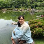 ‪ちょこんと座って、‬美しい日本庭園を眺めていた、鐘子こと #杏 さんをパシャリ
#カメラを見つめる視線がかわいくて
#恋人に撮ってもらった風な1枚に
#福岡ロ...