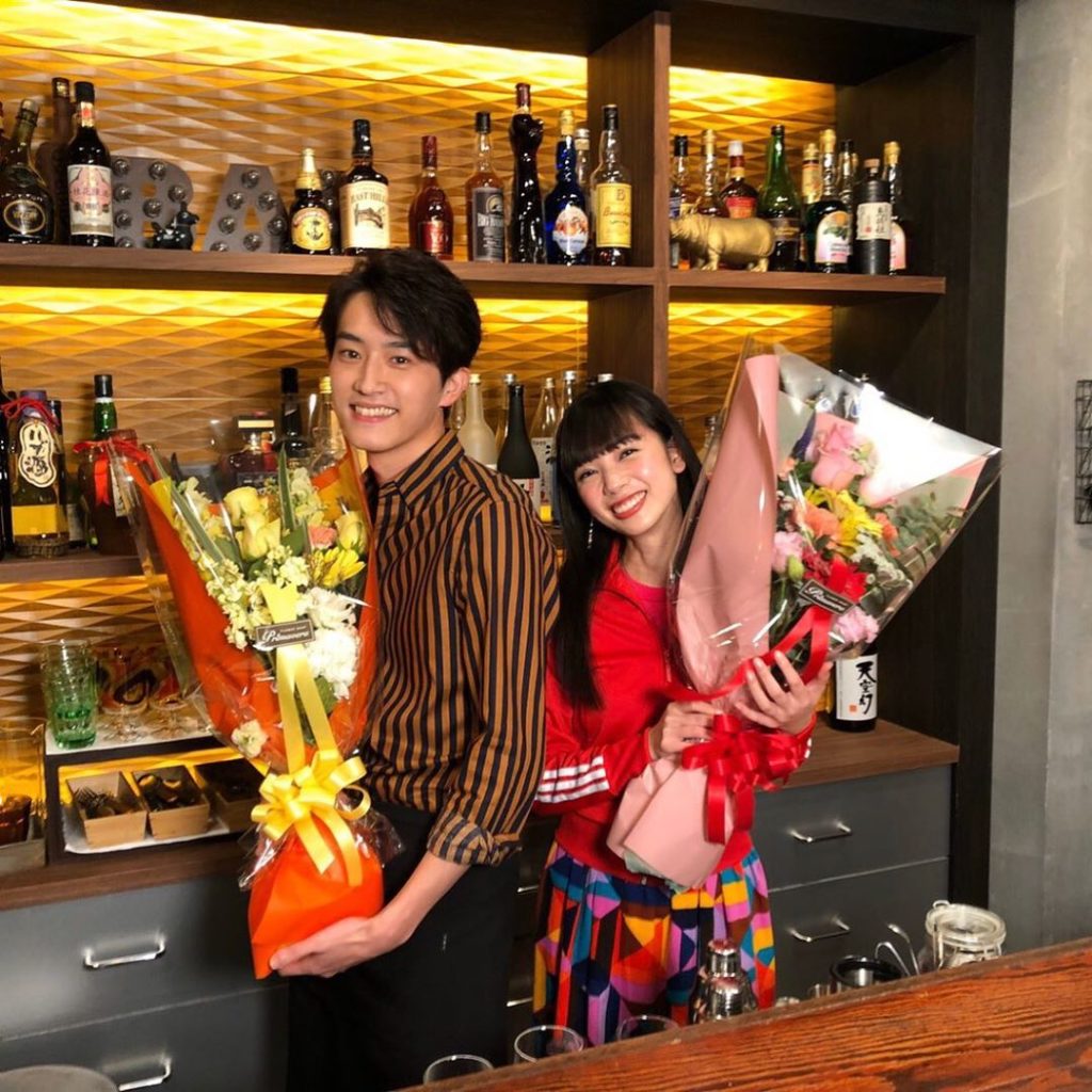 #俺話クランクアップシリーズ﻿
﻿
昨日、駒野海星役 #杉野遥亮 さんと、﻿
千田小雪役 #きなり さんがクランクアップ﻿
お疲れさまでした﻿
﻿
撮影も残りわ...