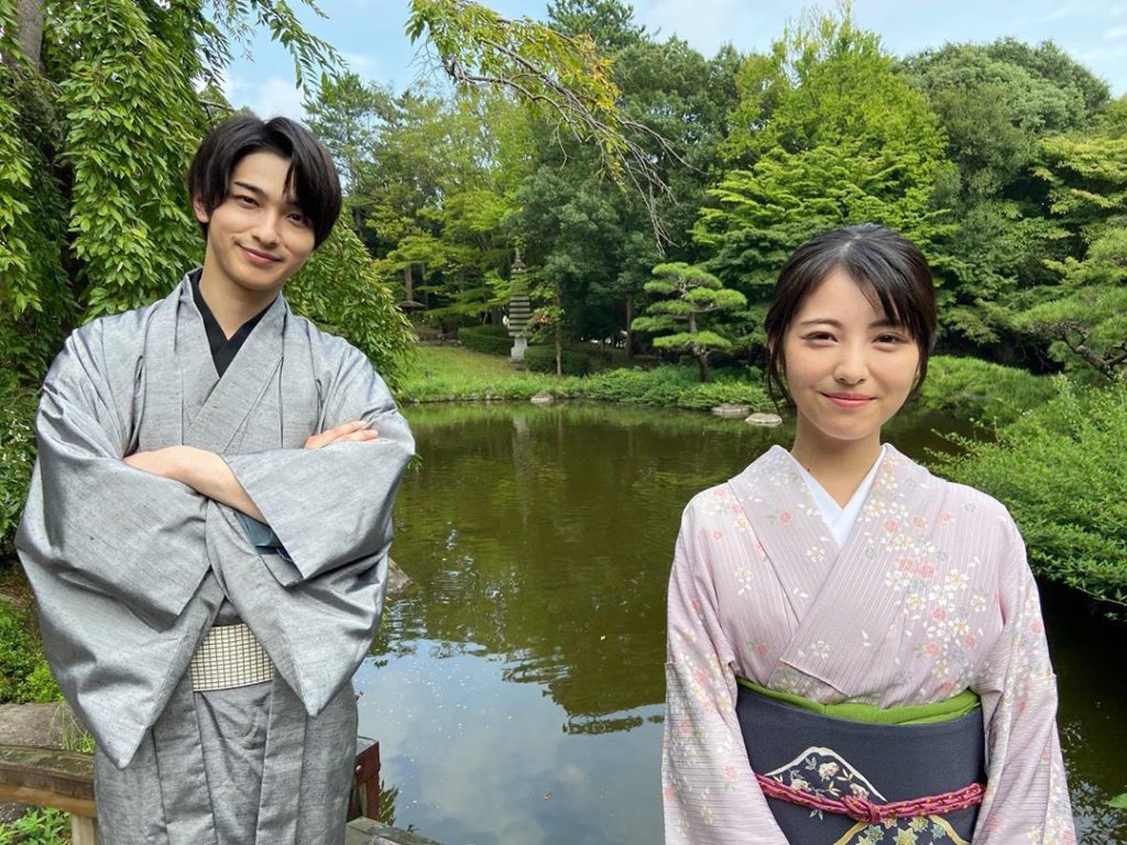 ﻿
‪最終回ご覧いただきありがとうございましたーラストシーンの七桜ちゃんと椿さまをお届け‬﻿
﻿
#背景が真夏な件は見逃して下さい﻿
‪#やっと幸せになれました...