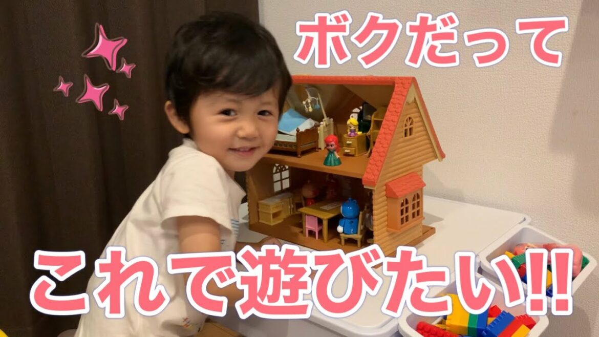 【３歳】お姉ちゃんより僕の方が遊び方上手だし