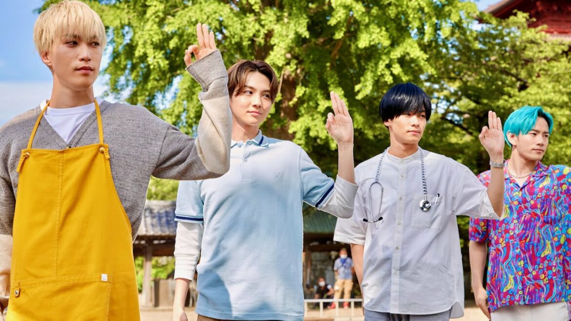 THE RAMPAGE川村壱馬、吉野北人、浦川翔平、藤原樹が4兄弟に！「バイトルPRO」CM+メイキング＋インタビュー