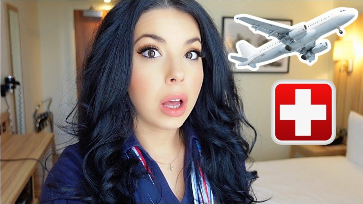 Flight Attendant Life - WE HAD TWO MEDICAL EMERGENCIES OVER THE PACIFIC OCEAN 😱✈️