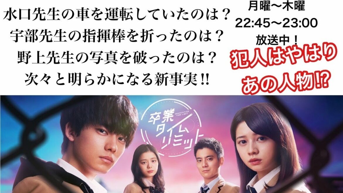 卒業タイムリミット　犯人はやはりあの人⁉︎