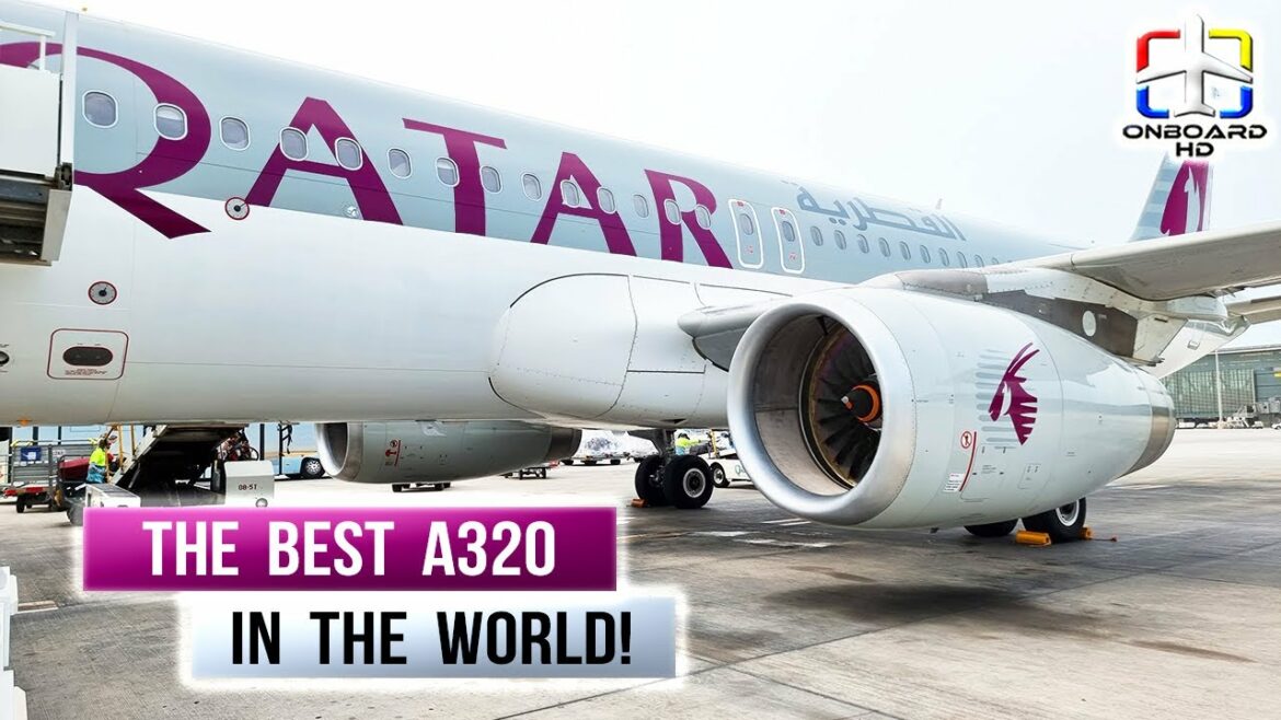 TRIP REPORT | Premiere on Qatar Airways A320! | Vienna to Doha | Qatar Airways A320 Sharklets