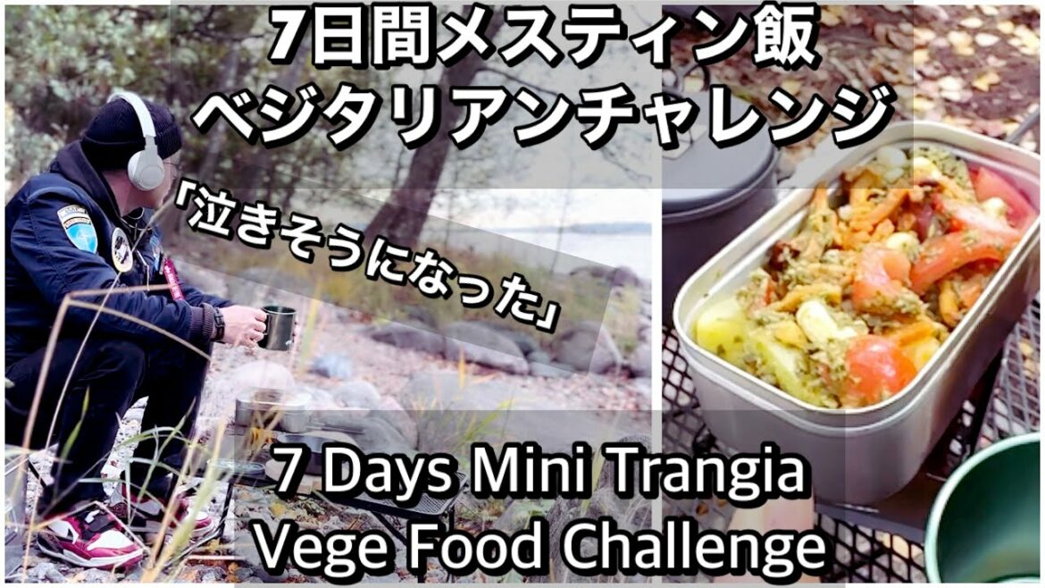 7日ベジタリアン【 メスティン料理】で行けるか検証してみた【 北欧暮らし 】