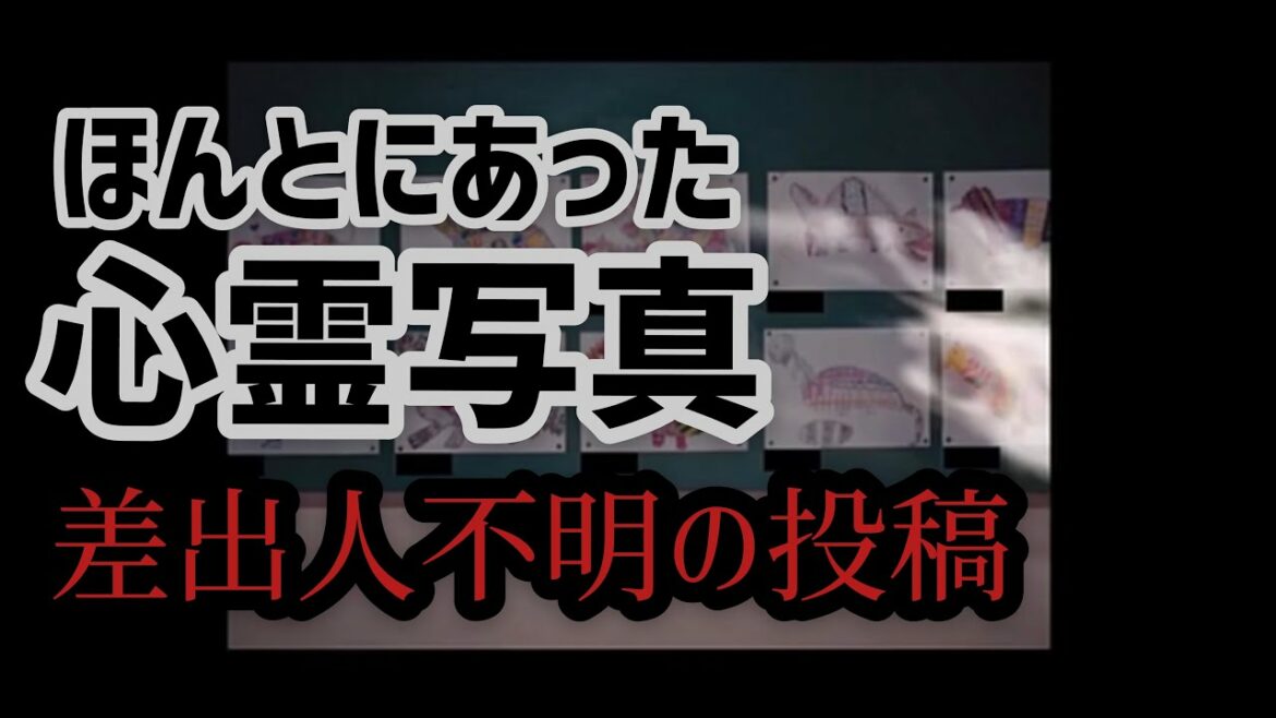 ほんとうにあった心霊写真356枚目　差出人不明の投稿写真