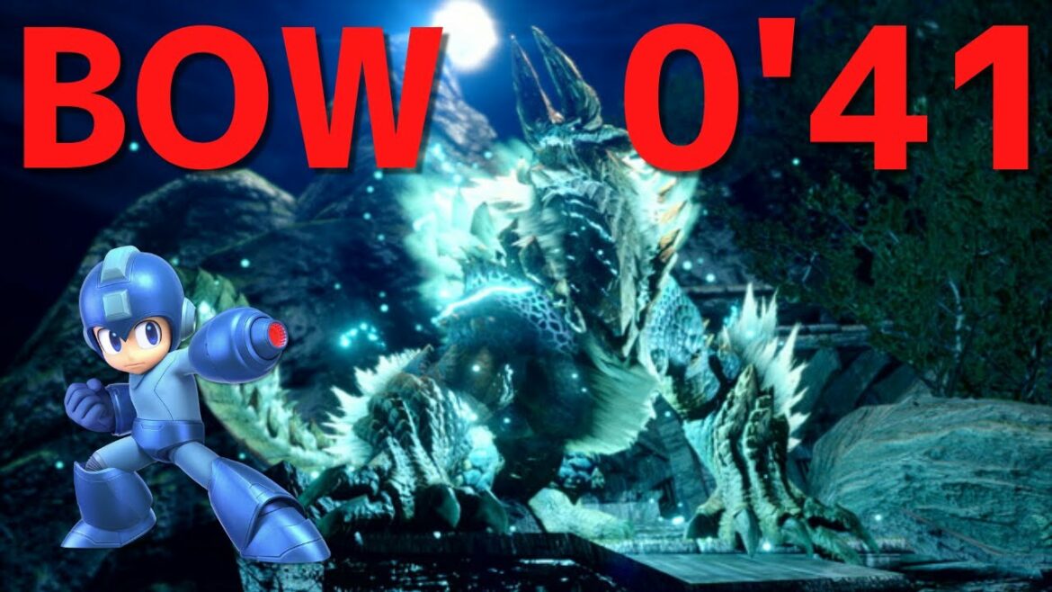 【MHRISE PC】青いヒーローの頼れる相棒！ ジンオウガ 弓 TA ソロ 0'41"91 / Zinogre bow TA solo