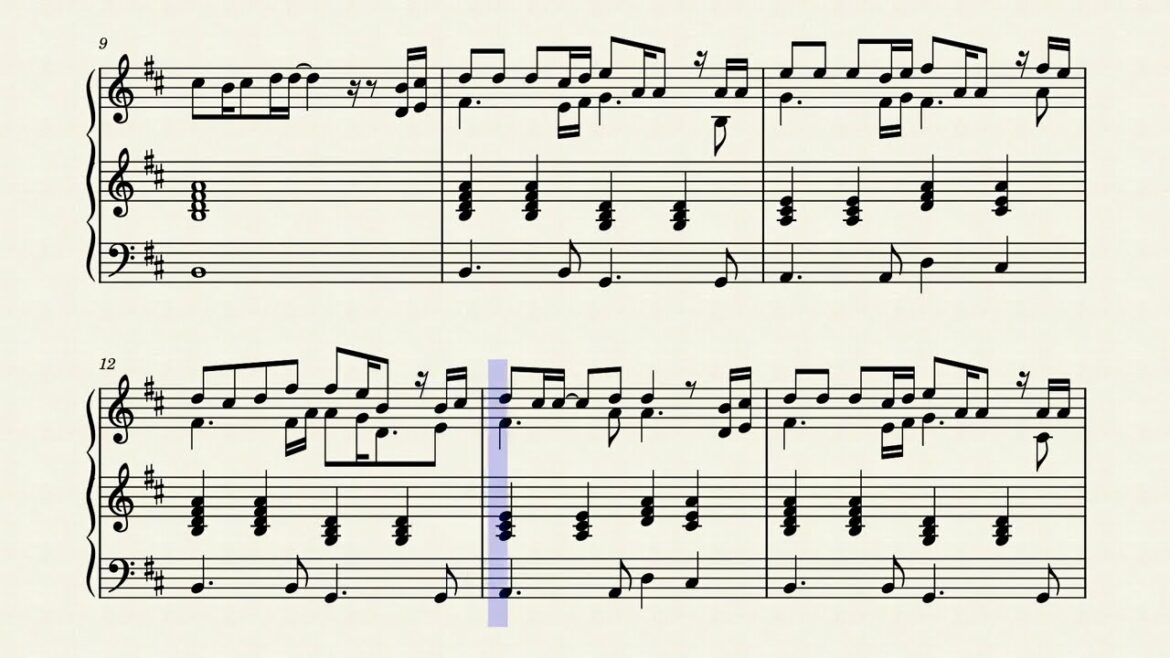 【Piano Score】 「ふたり」 (SixTONES)