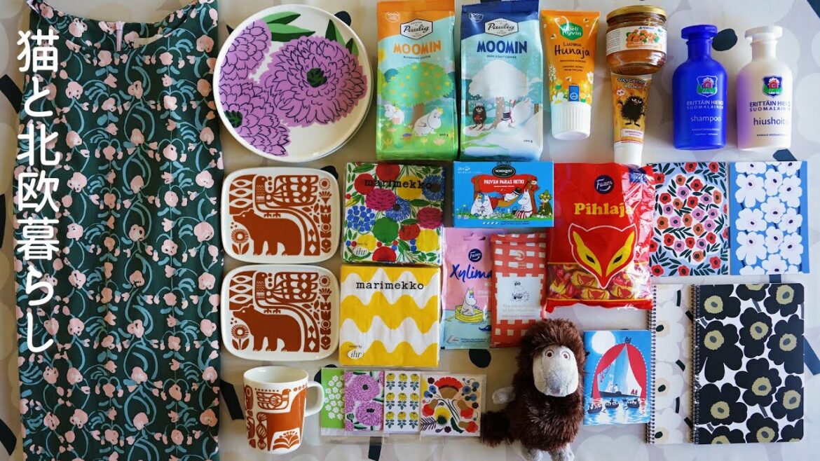 ５泊６日ヘルシンキ旅行の荷物と可愛いお土産紹介🇫🇮 / Introduction of luggage and souvenirs for a 6-day trip to Helsinki.