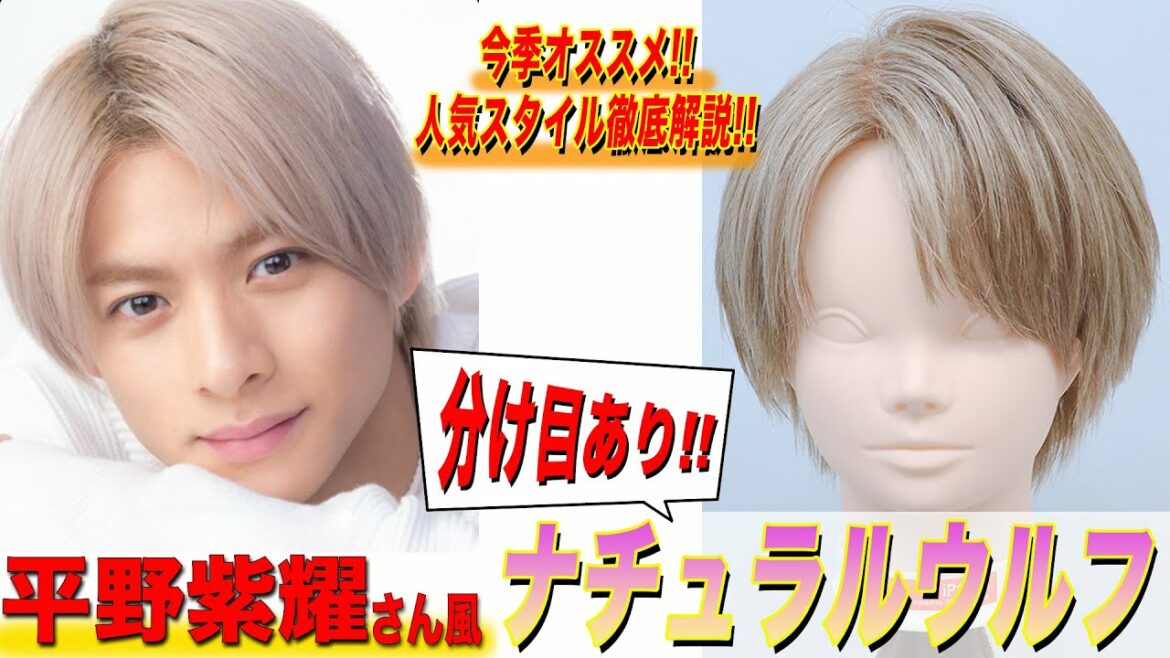 【大人気!!】平野紫耀さん風ナチュラルウルフを完全再現！