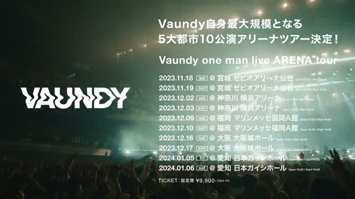 Vaundy one man live ARENA tour｜ Live SPOT