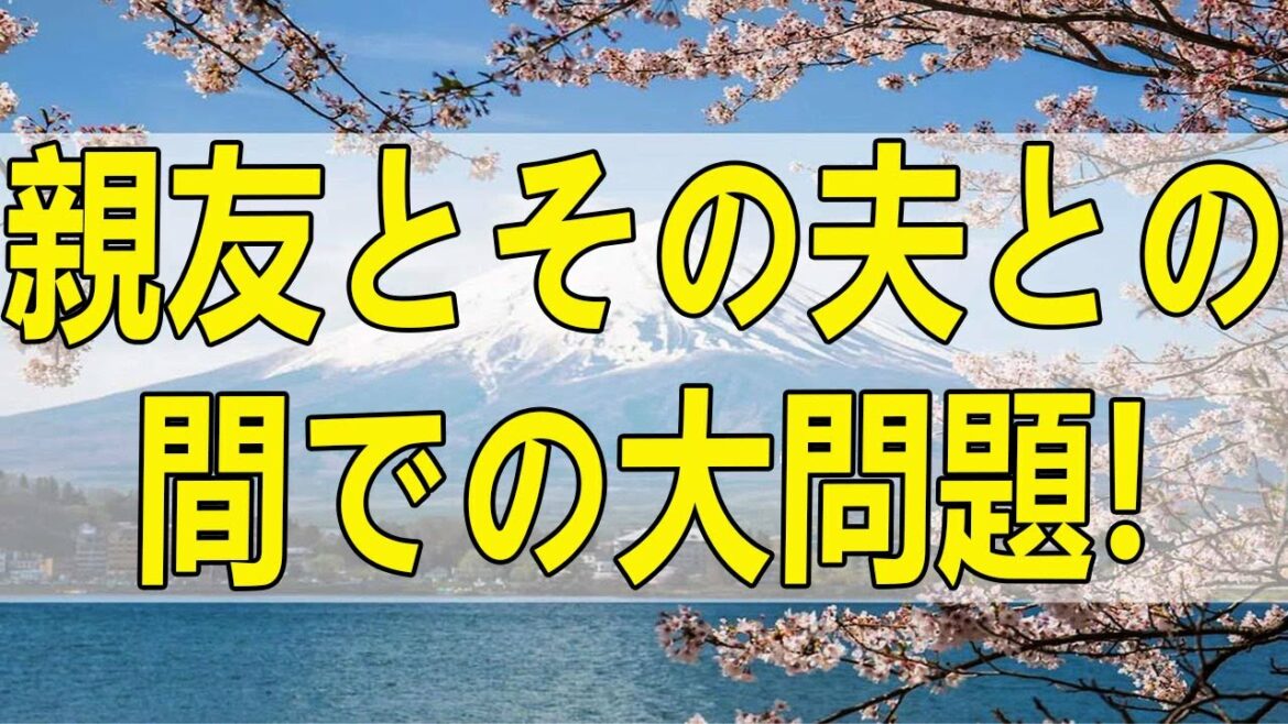 テレフォン人生相談   親友とその夫との間での大問題!それに苦しむ29才女性!加藤諦三＆志賀こず江!