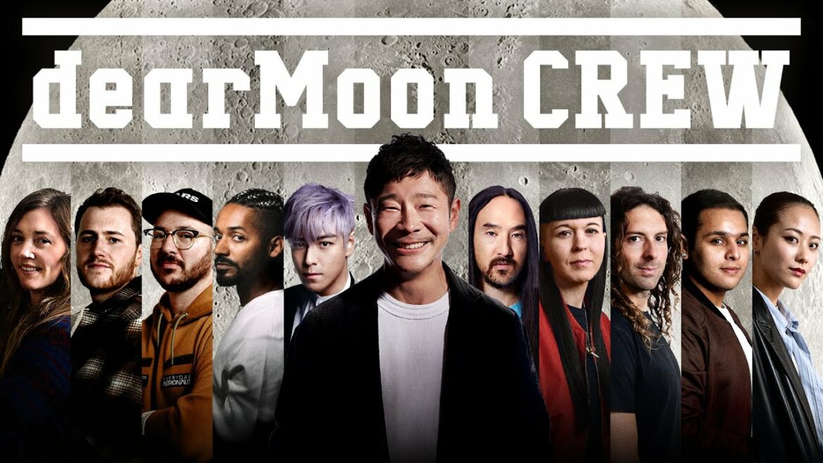 前澤友作 月に行くクルー発表！選ばれたのはBIGBANGのTOPはじめこの人たち／月周回プロジェクトdearMoon クルー発表映像