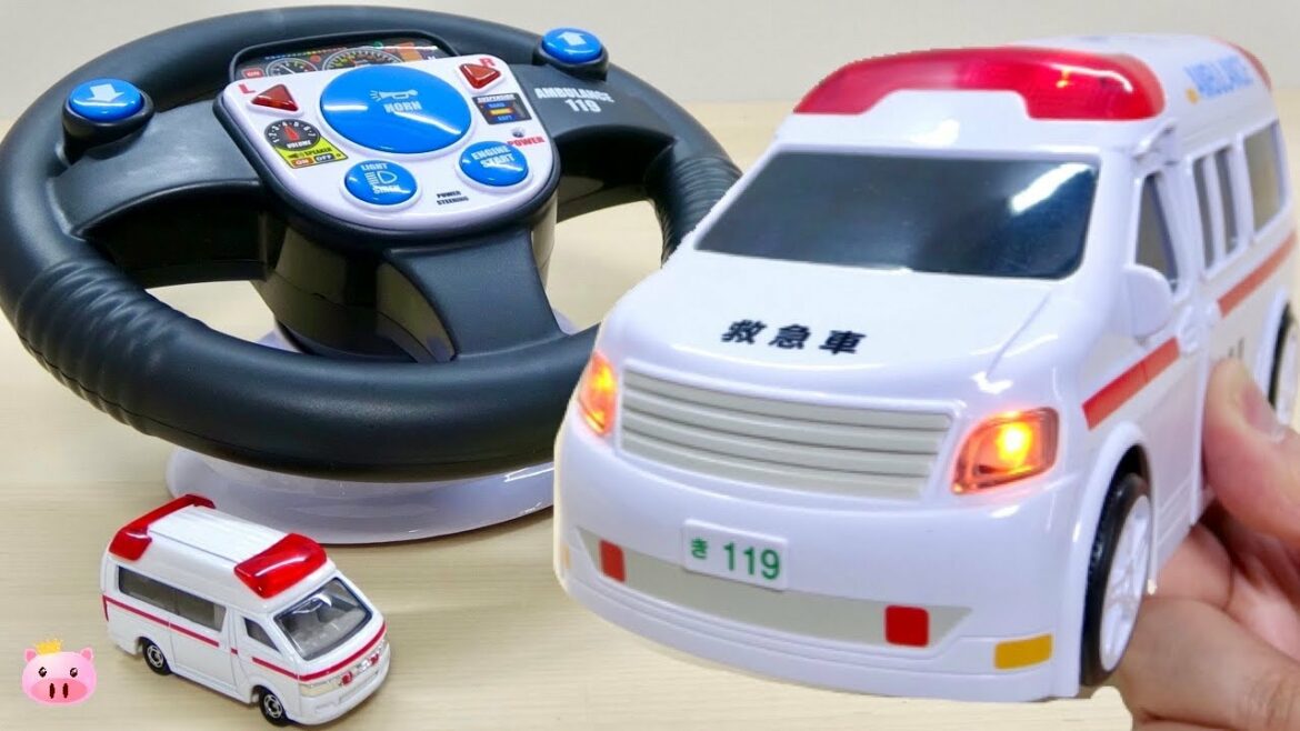 ハンドルがコントローラー!はたらくくるまのラジコン!うんてんしちゃお!救急車 ハンドルがコントローラー!はたらくくるまのラジコン!うんてんしちゃお!救急車