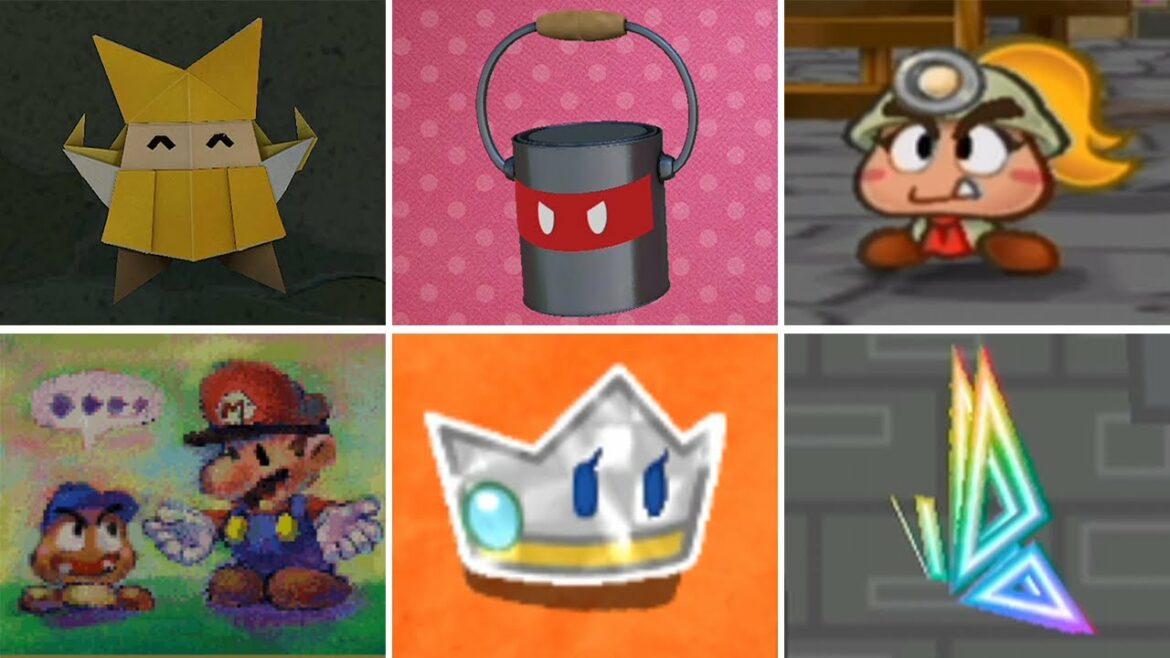 ペーパーマリオシリーズ 【進化の歴史】 ものしりな仲間(相棒)キャラ まとめ (マリオストーリー~オリガミキング)