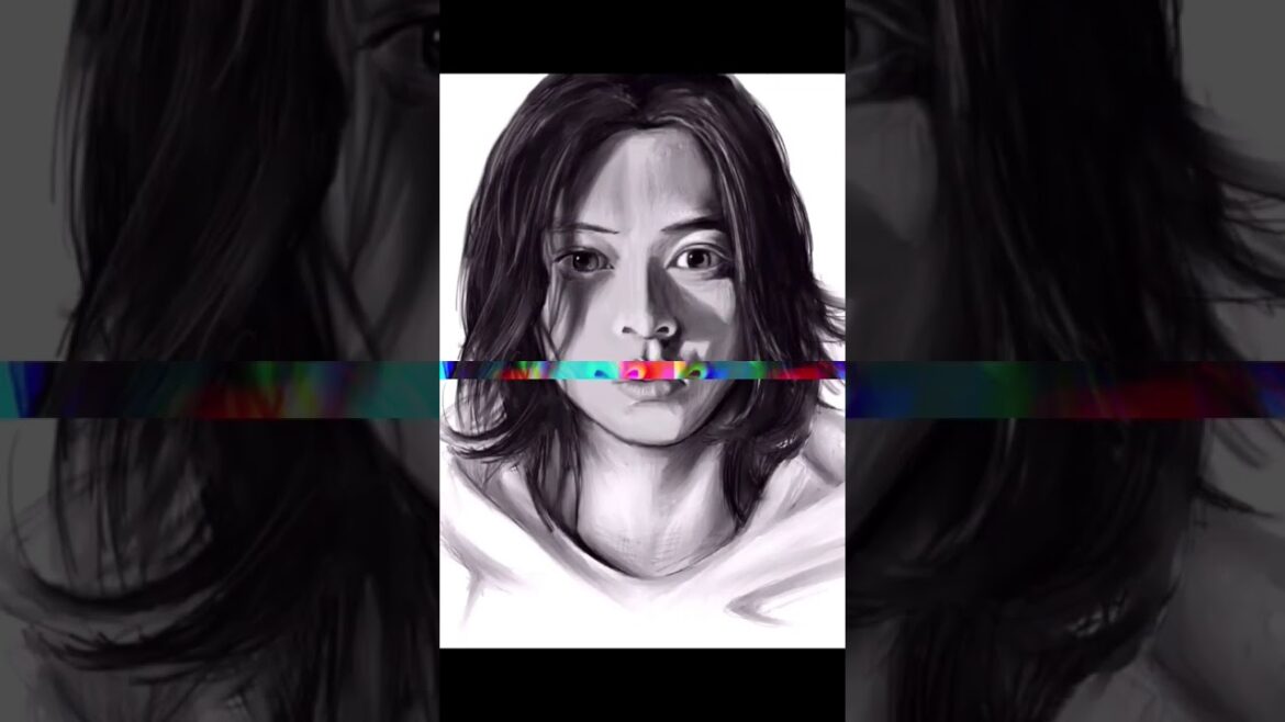 アトムの童 illustration 【途中経過】 #似顔絵   #イラスト  #shorts