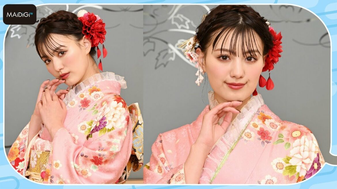 鶴嶋乃愛、“イズ”が華やか晴れ着姿に　初主演の「不倫サスペンスドラマ」は“小悪魔であざとい”キャラが見どころ？ ＜晴れ着インタビュー＞