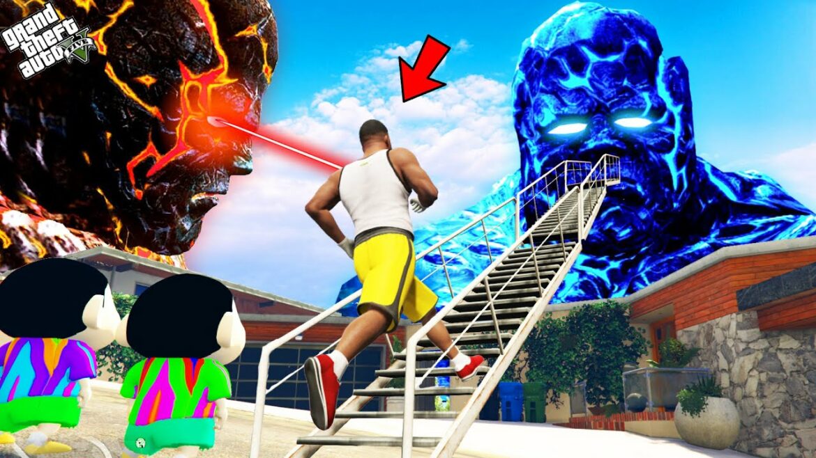GTA 5 : Franklin Controls Ice God To Defeat Lava Monster In Los Santos In GTA 5 ! (GTA 5 Mods) GTA 5 : Franklin Controls Ice God To Defeat Lava Monster In Los Santos In GTA 5 ! (GTA 5 Mods)