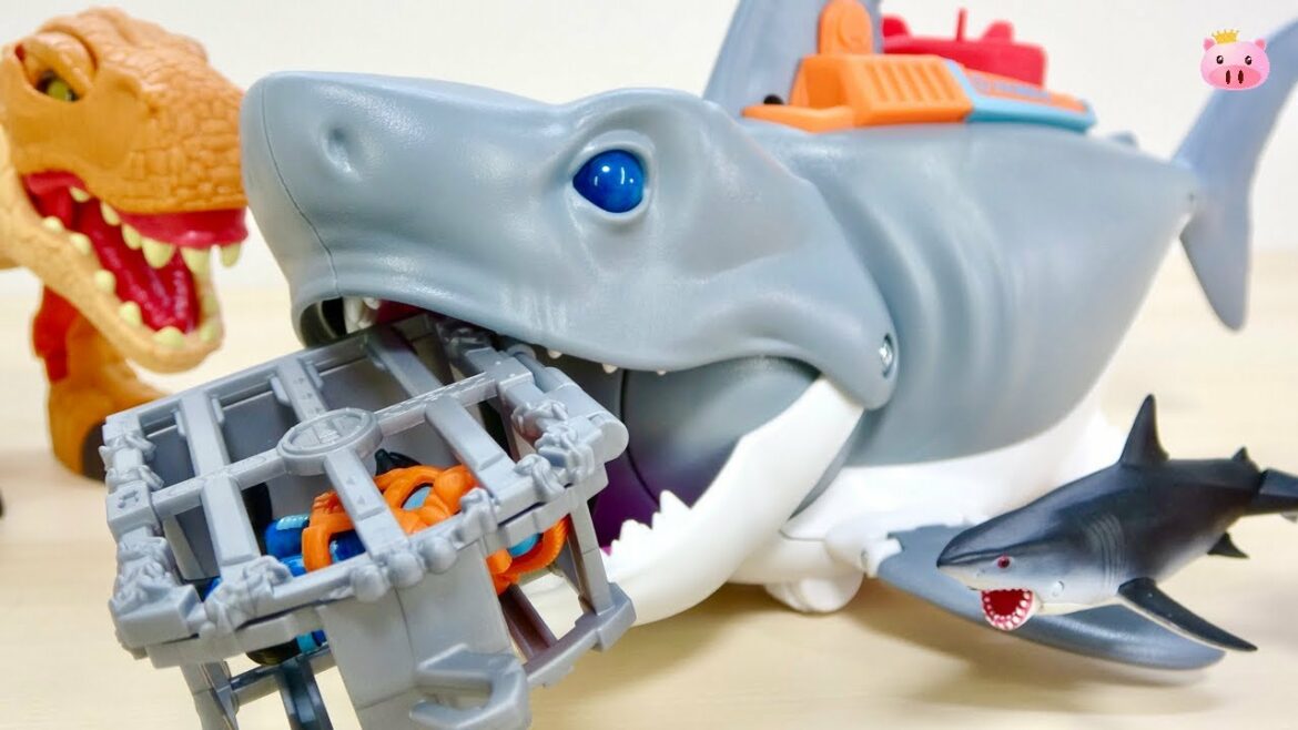 なめらかな動きが素敵♪BIGサイズのサメ MEGA BITE SHARK