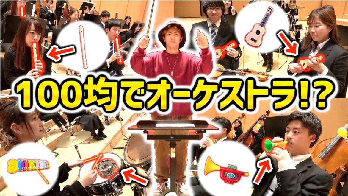 オーケストラに100均の楽器渡して演奏頼んだら出来る?出来ない?