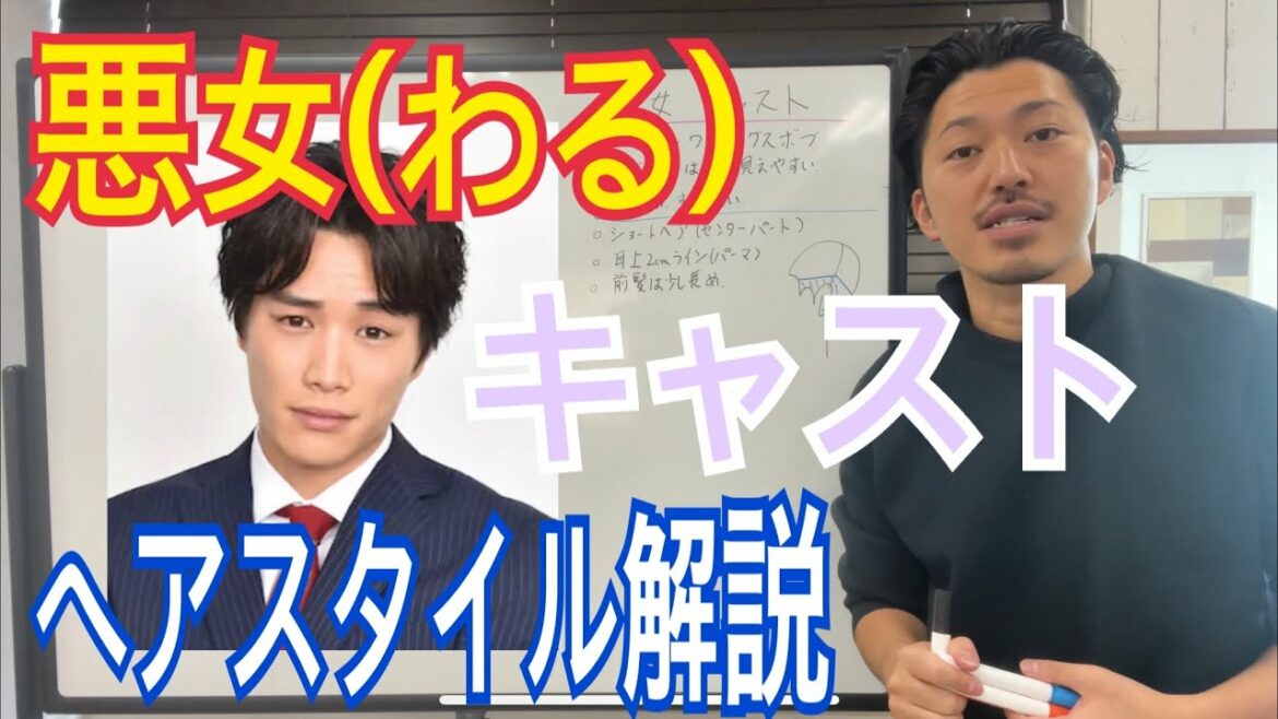 [悪女〜働くのがカッコ悪いなんて誰が言った？〜][キャスト]ヘアスタイル解説とオーダー方法♪
