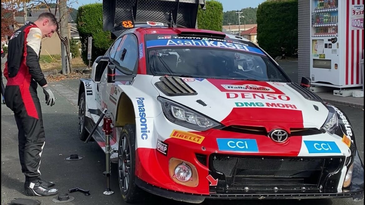 WRC ラリージャパン 2022 Day3 SS10～SS11 リエゾン E. エバンス選手