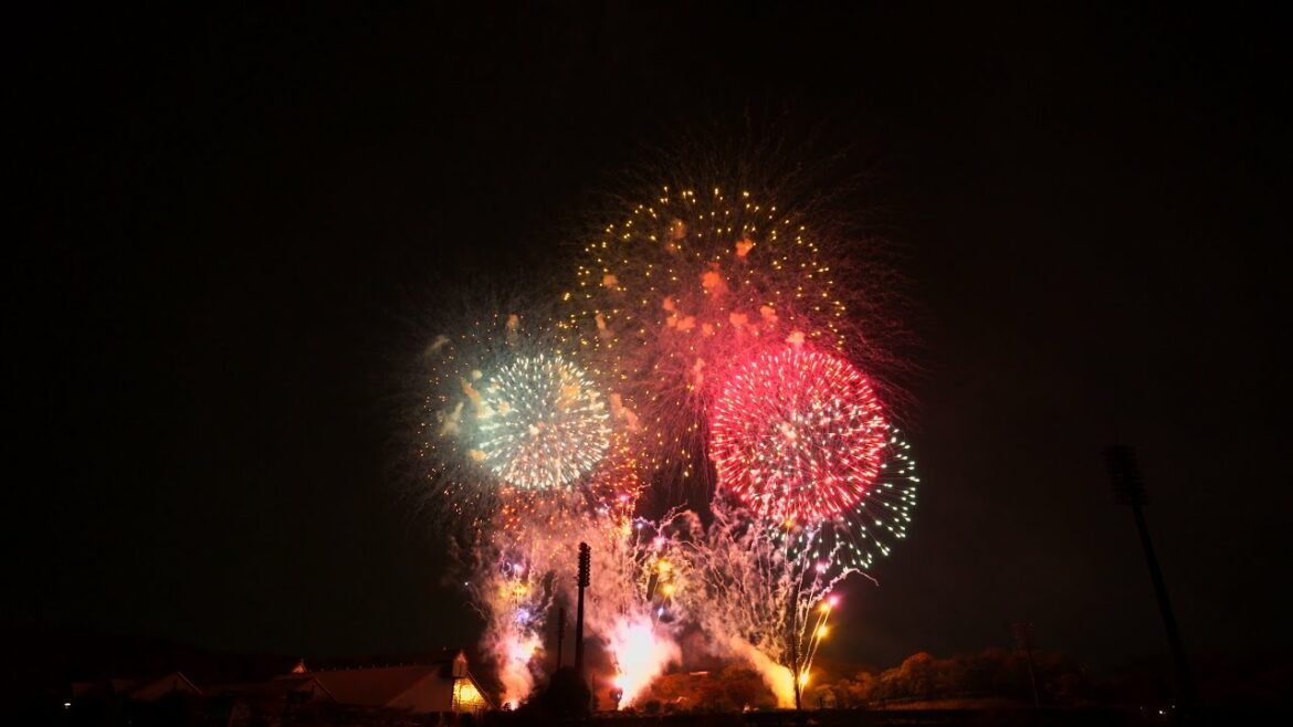 [音がメイン３]２０２２いせはら芸術花火大会　「伊勢原市民花火」