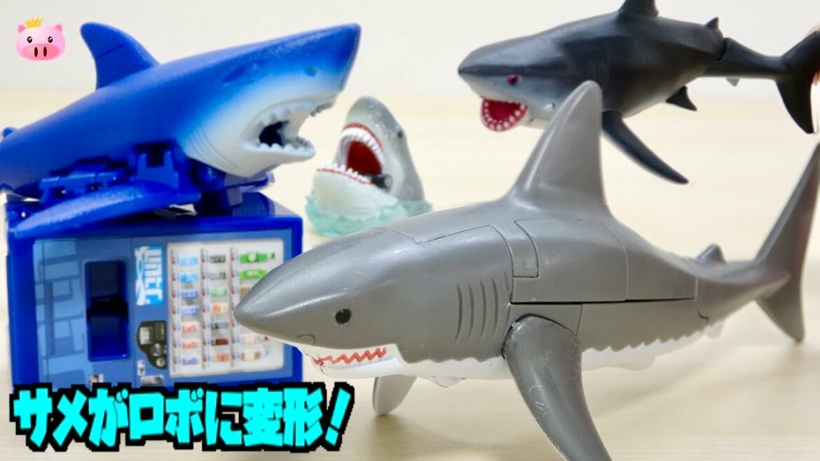 パチっと変形では無かった! サメがロボに変形! KING OF THE OCEAN