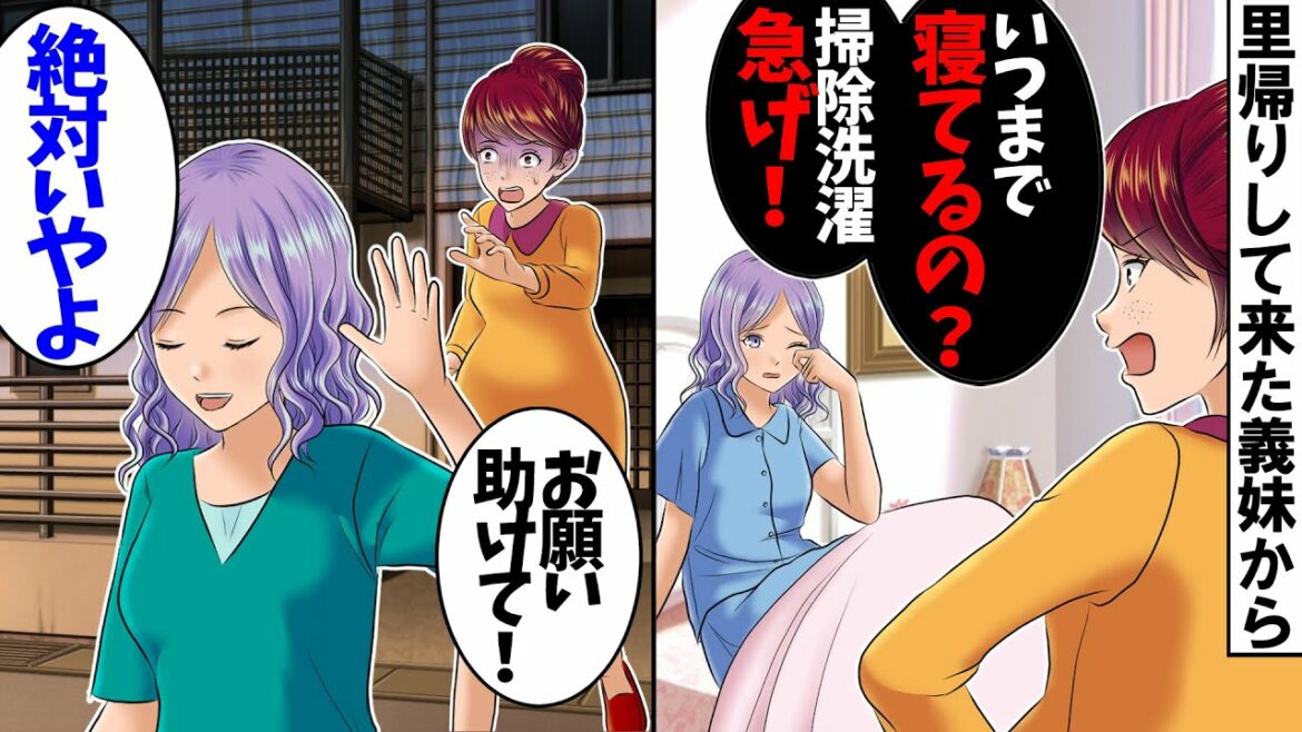 【スカッと】義妹「こんな常識のない嫁、私が根性鍛え直してあげる」義母「すねかじりで困るわｗ」→アポなしで里帰りしてきた義妹が私をいびってきた結果、まさかの展開が…【スカッとする話】【総集編】【2ch】